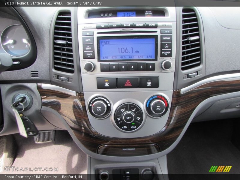 Controls of 2010 Santa Fe GLS 4WD