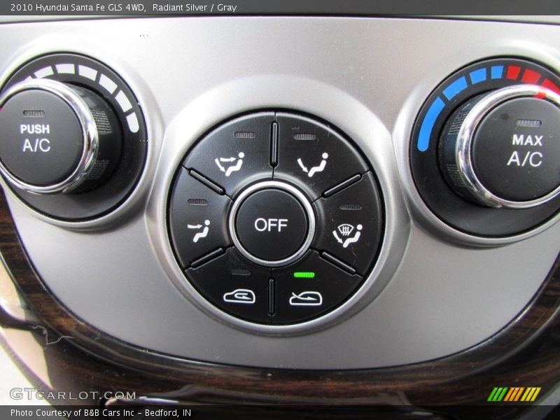 Controls of 2010 Santa Fe GLS 4WD