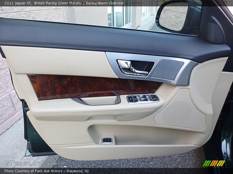 British Racing Green Metallic / Barley/Warm Charcoal 2012 Jaguar XF