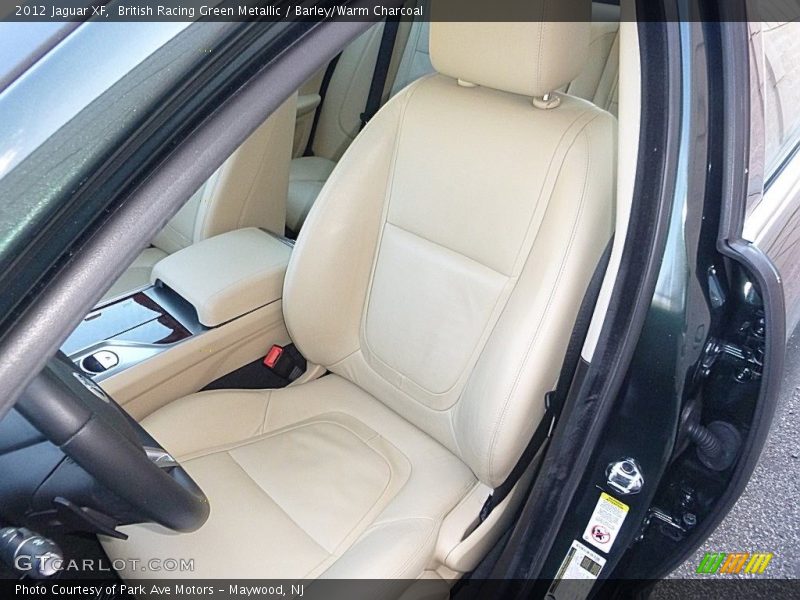 British Racing Green Metallic / Barley/Warm Charcoal 2012 Jaguar XF