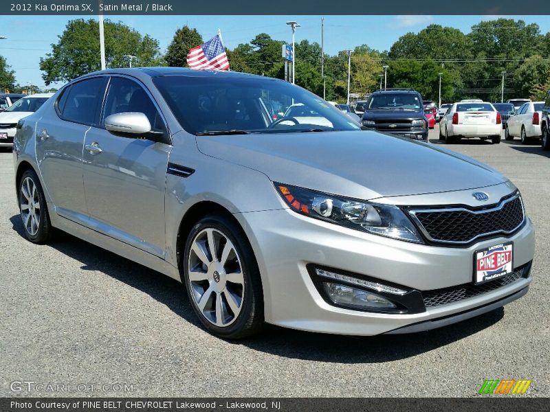 Satin Metal / Black 2012 Kia Optima SX