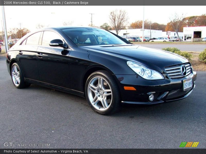 Black / Cashmere Beige 2006 Mercedes-Benz CLS 500