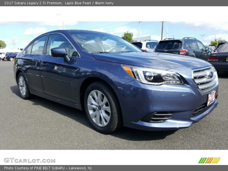 Lapis Blue Pearl / Warm Ivory 2017 Subaru Legacy 2.5i Premium