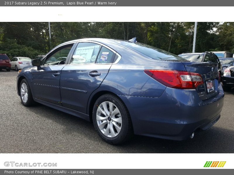 Lapis Blue Pearl / Warm Ivory 2017 Subaru Legacy 2.5i Premium