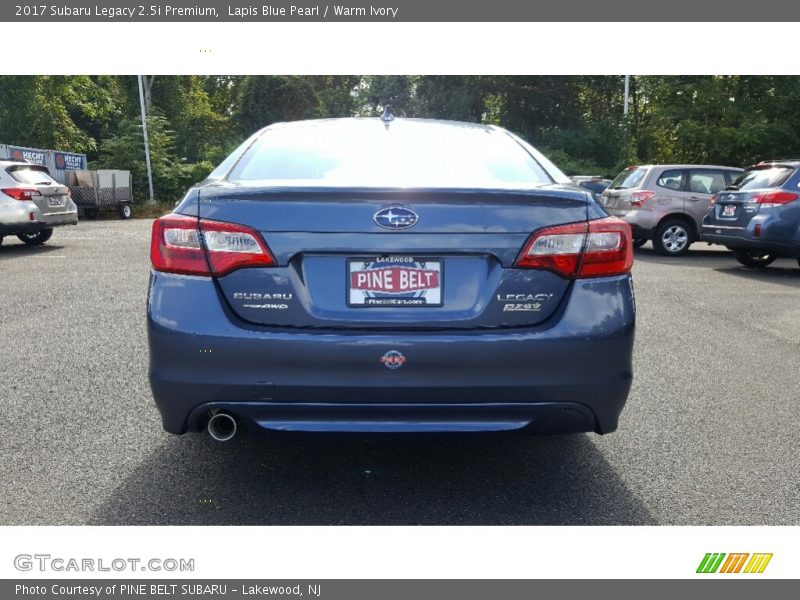 Lapis Blue Pearl / Warm Ivory 2017 Subaru Legacy 2.5i Premium