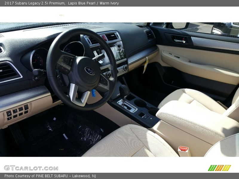 Lapis Blue Pearl / Warm Ivory 2017 Subaru Legacy 2.5i Premium