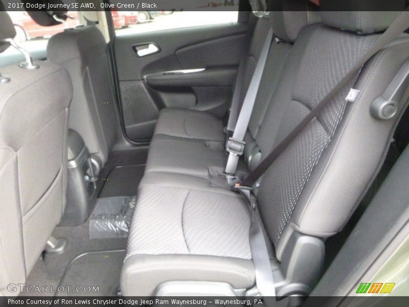 Rear Seat of 2017 Journey SE AWD