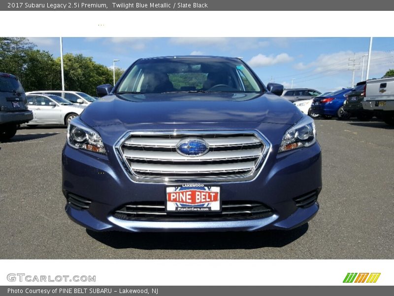 Twilight Blue Metallic / Slate Black 2017 Subaru Legacy 2.5i Premium