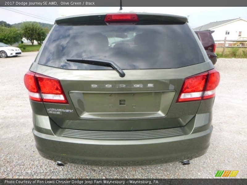 Olive Green / Black 2017 Dodge Journey SE AWD