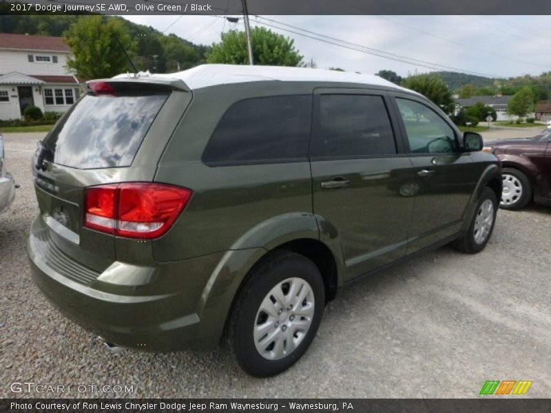 Olive Green / Black 2017 Dodge Journey SE AWD