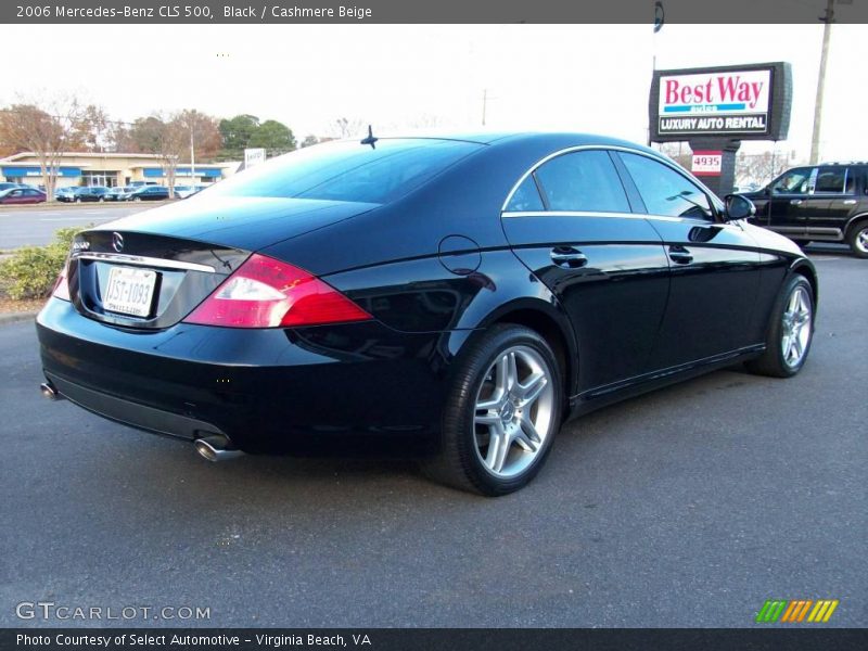 Black / Cashmere Beige 2006 Mercedes-Benz CLS 500