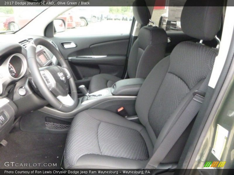 Front Seat of 2017 Journey SE AWD