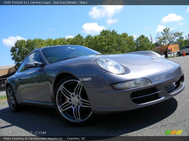 Seal Grey Metallic / Black 2005 Porsche 911 Carrera Coupe