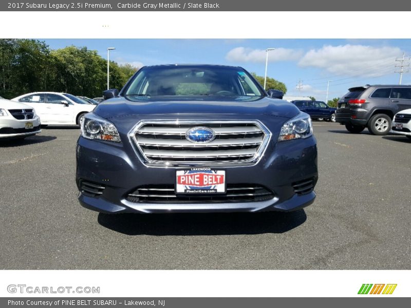 Carbide Gray Metallic / Slate Black 2017 Subaru Legacy 2.5i Premium