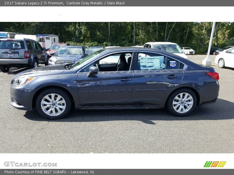 Carbide Gray Metallic / Slate Black 2017 Subaru Legacy 2.5i Premium