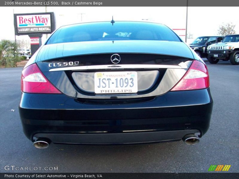 Black / Cashmere Beige 2006 Mercedes-Benz CLS 500