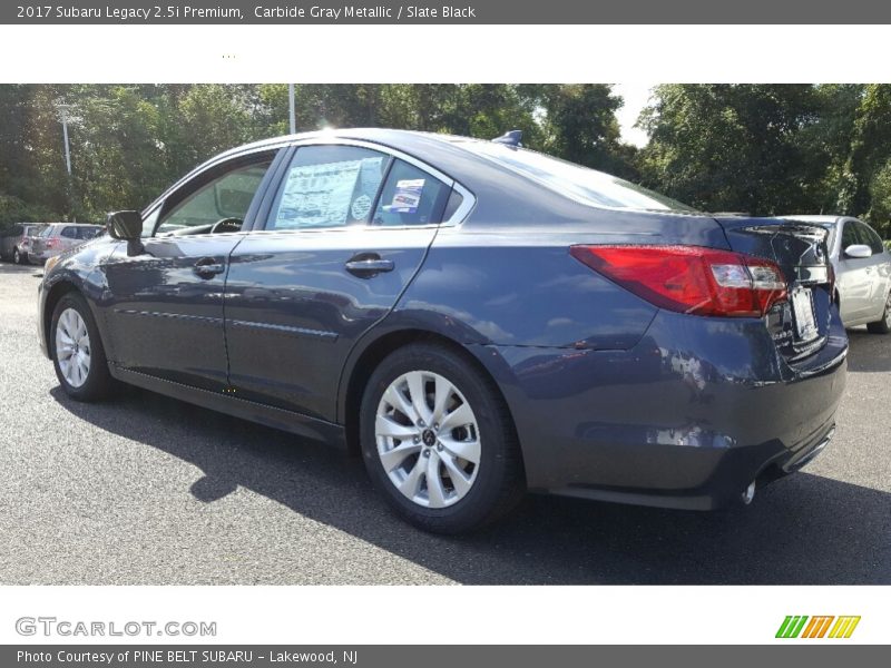 Carbide Gray Metallic / Slate Black 2017 Subaru Legacy 2.5i Premium