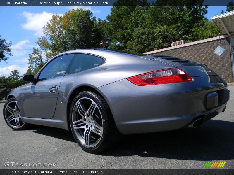 Seal Grey Metallic / Black 2005 Porsche 911 Carrera Coupe
