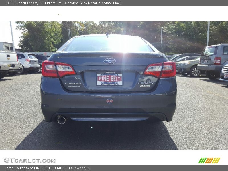 Carbide Gray Metallic / Slate Black 2017 Subaru Legacy 2.5i Premium