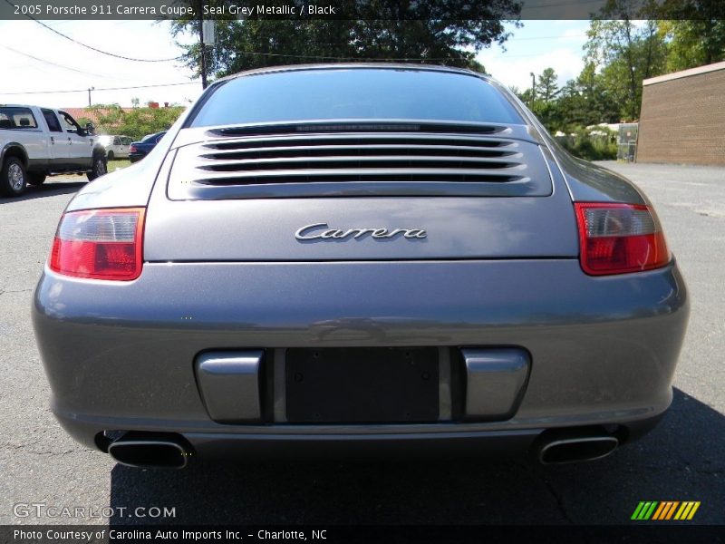 Seal Grey Metallic / Black 2005 Porsche 911 Carrera Coupe