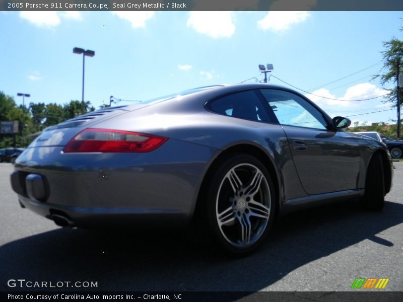 Seal Grey Metallic / Black 2005 Porsche 911 Carrera Coupe