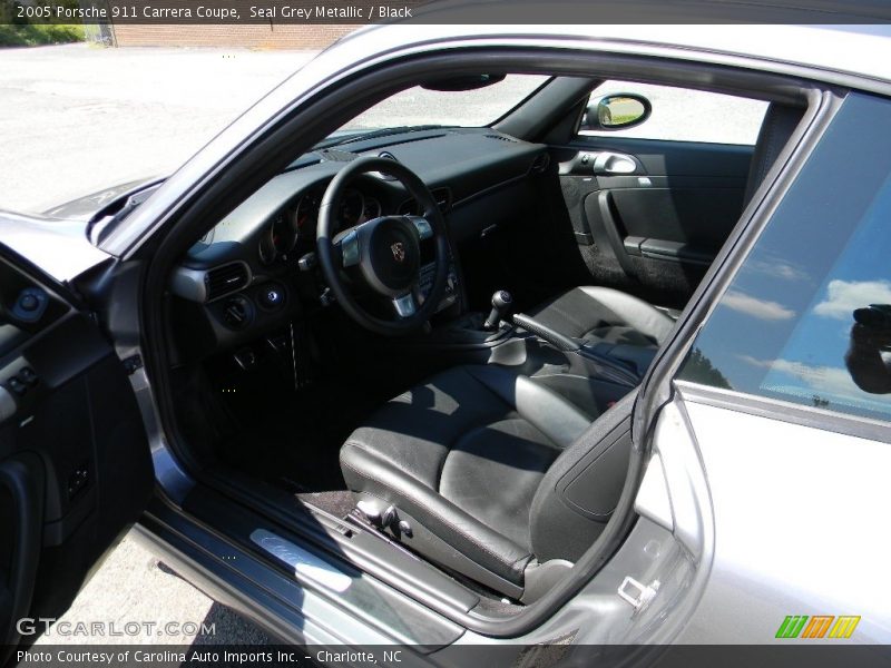 Seal Grey Metallic / Black 2005 Porsche 911 Carrera Coupe