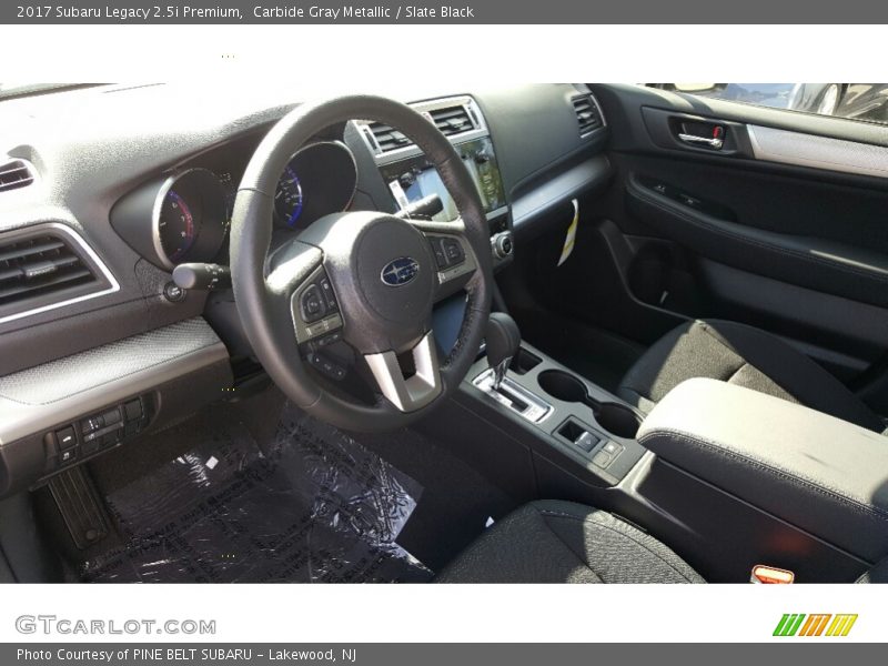 Carbide Gray Metallic / Slate Black 2017 Subaru Legacy 2.5i Premium