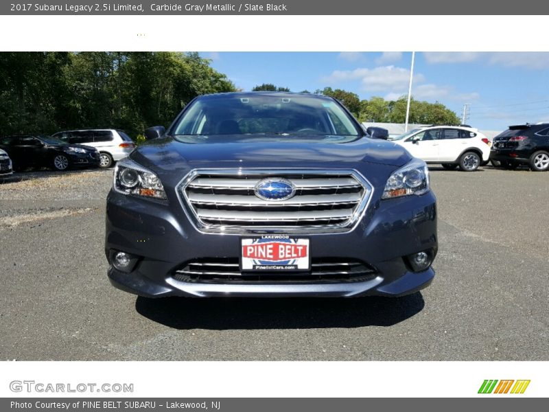 Carbide Gray Metallic / Slate Black 2017 Subaru Legacy 2.5i Limited