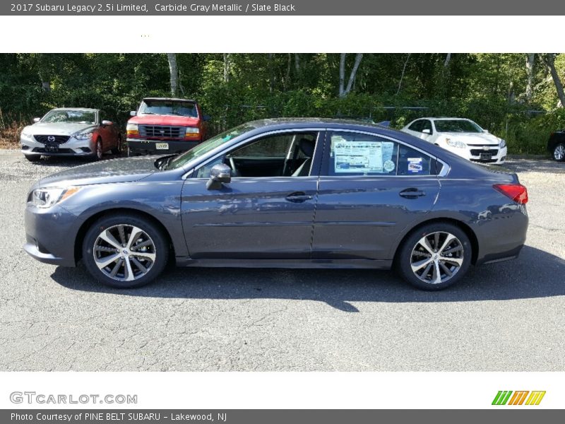 Carbide Gray Metallic / Slate Black 2017 Subaru Legacy 2.5i Limited