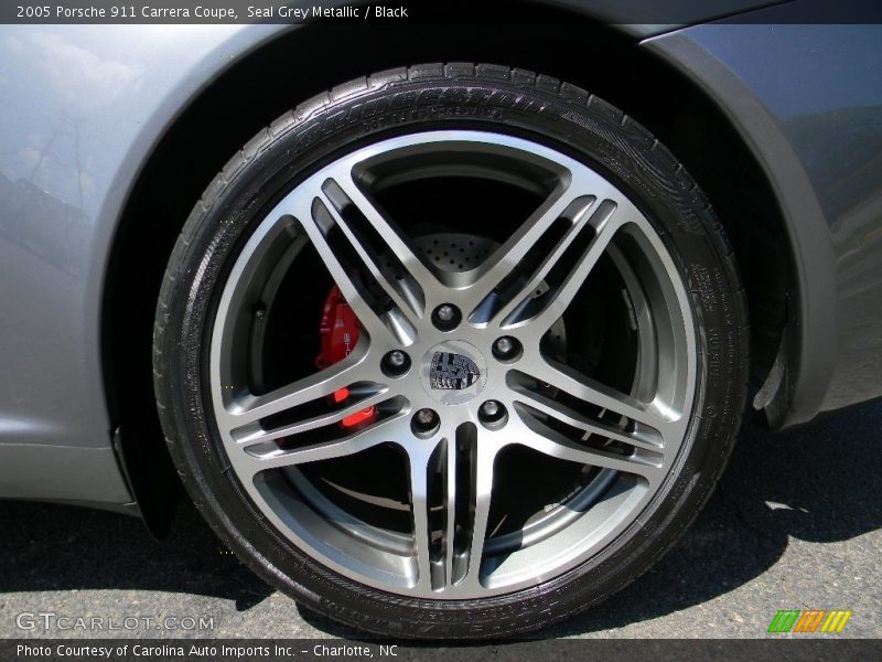 Seal Grey Metallic / Black 2005 Porsche 911 Carrera Coupe