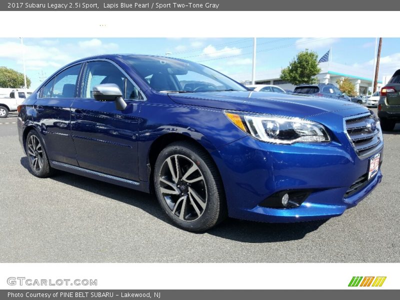 Lapis Blue Pearl / Sport Two-Tone Gray 2017 Subaru Legacy 2.5i Sport