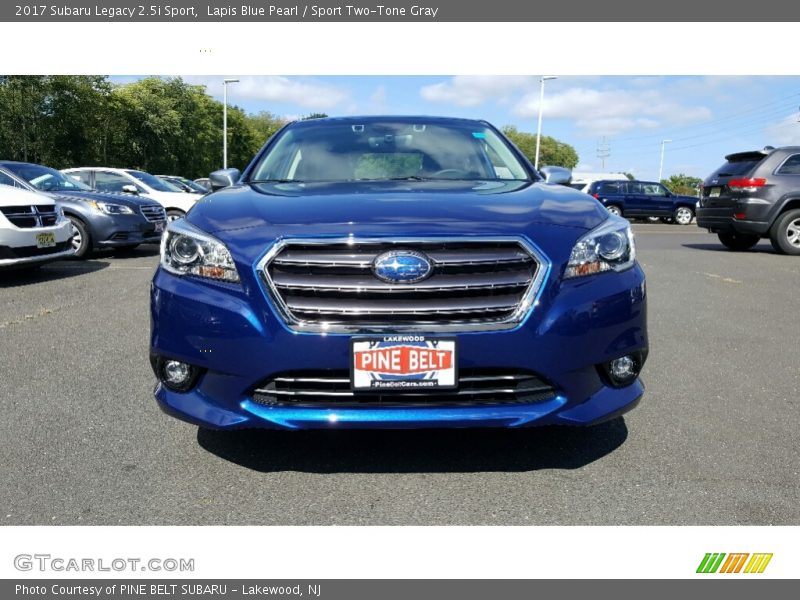 Lapis Blue Pearl / Sport Two-Tone Gray 2017 Subaru Legacy 2.5i Sport