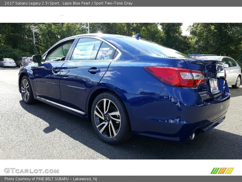 Lapis Blue Pearl / Sport Two-Tone Gray 2017 Subaru Legacy 2.5i Sport