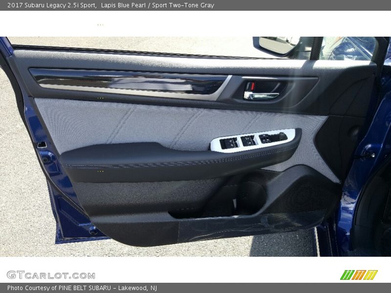 Lapis Blue Pearl / Sport Two-Tone Gray 2017 Subaru Legacy 2.5i Sport