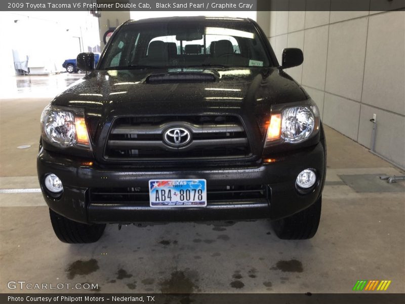 Black Sand Pearl / Graphite Gray 2009 Toyota Tacoma V6 PreRunner Double Cab