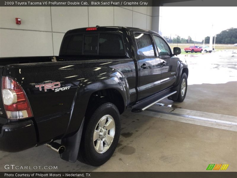 Black Sand Pearl / Graphite Gray 2009 Toyota Tacoma V6 PreRunner Double Cab