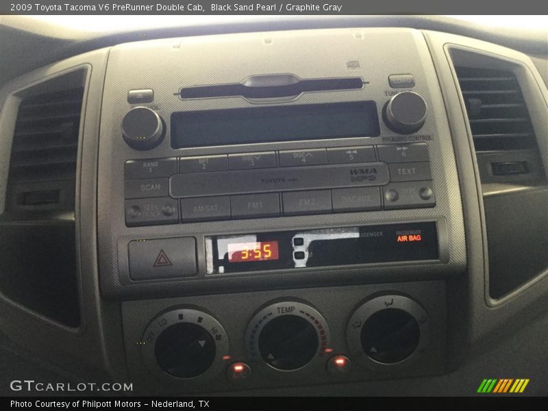 Black Sand Pearl / Graphite Gray 2009 Toyota Tacoma V6 PreRunner Double Cab