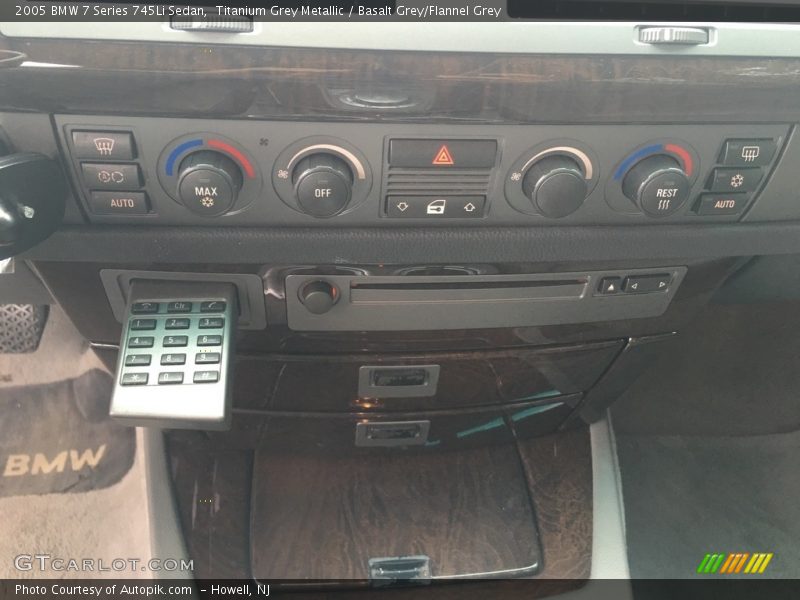 Titanium Grey Metallic / Basalt Grey/Flannel Grey 2005 BMW 7 Series 745Li Sedan