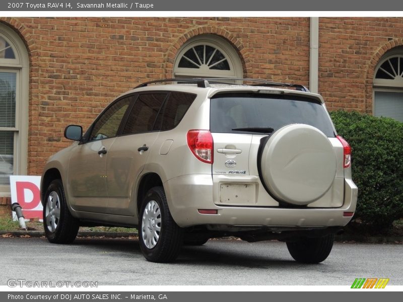 Savannah Metallic / Taupe 2007 Toyota RAV4 I4