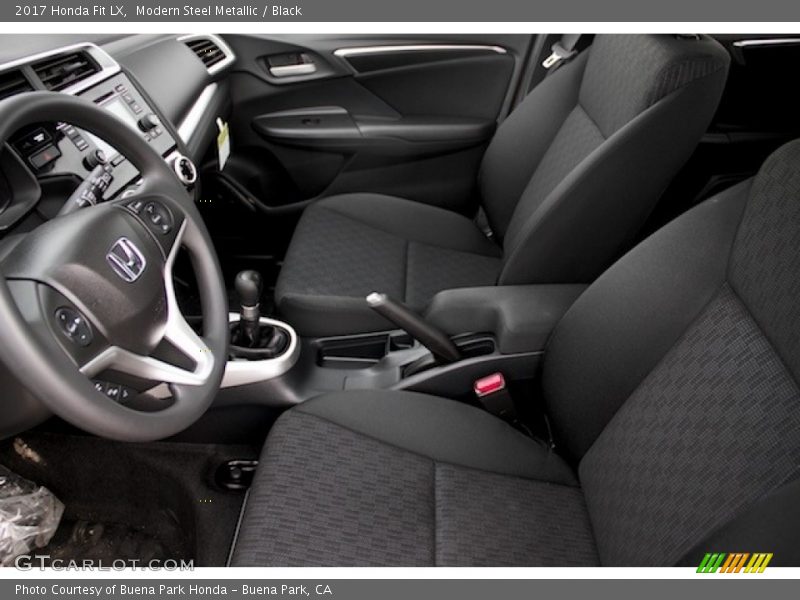  2017 Fit LX Black Interior