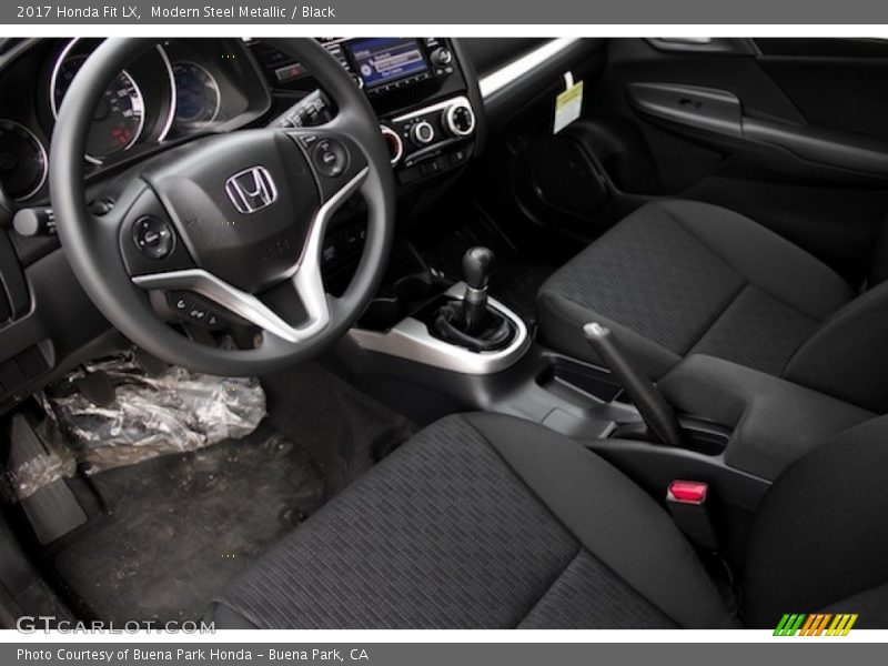  2017 Fit LX Black Interior