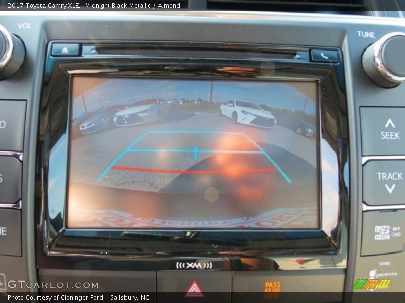 Midnight Black Metallic / Almond 2017 Toyota Camry XLE