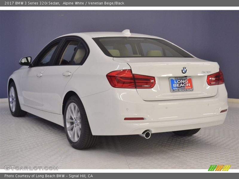 Alpine White / Venetian Beige/Black 2017 BMW 3 Series 320i Sedan