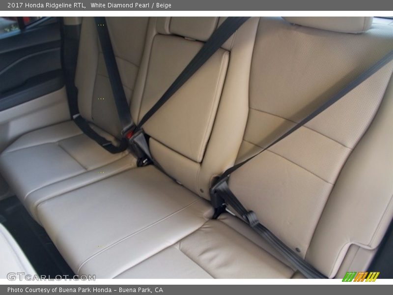 White Diamond Pearl / Beige 2017 Honda Ridgeline RTL
