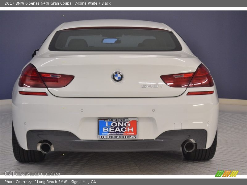 Alpine White / Black 2017 BMW 6 Series 640i Gran Coupe