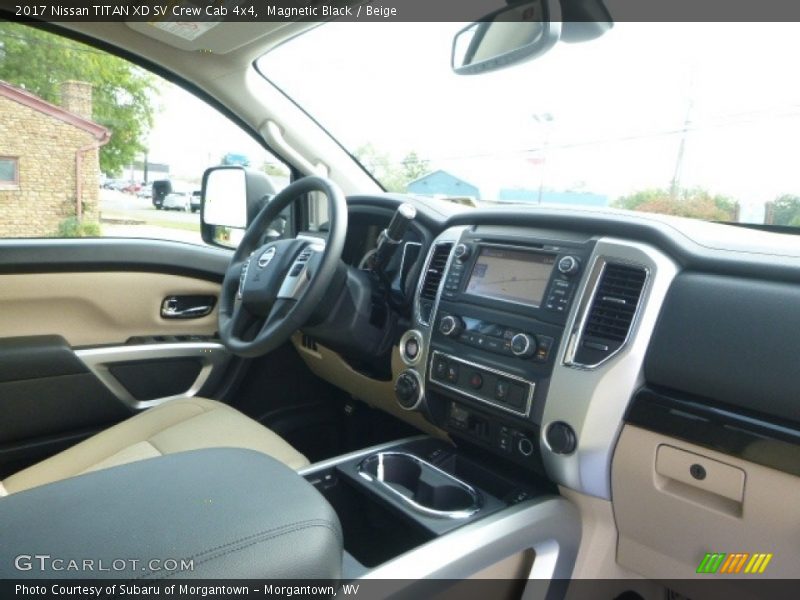 Magnetic Black / Beige 2017 Nissan TITAN XD SV Crew Cab 4x4