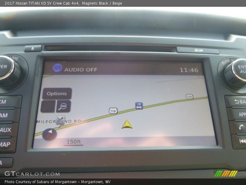 Navigation of 2017 TITAN XD SV Crew Cab 4x4