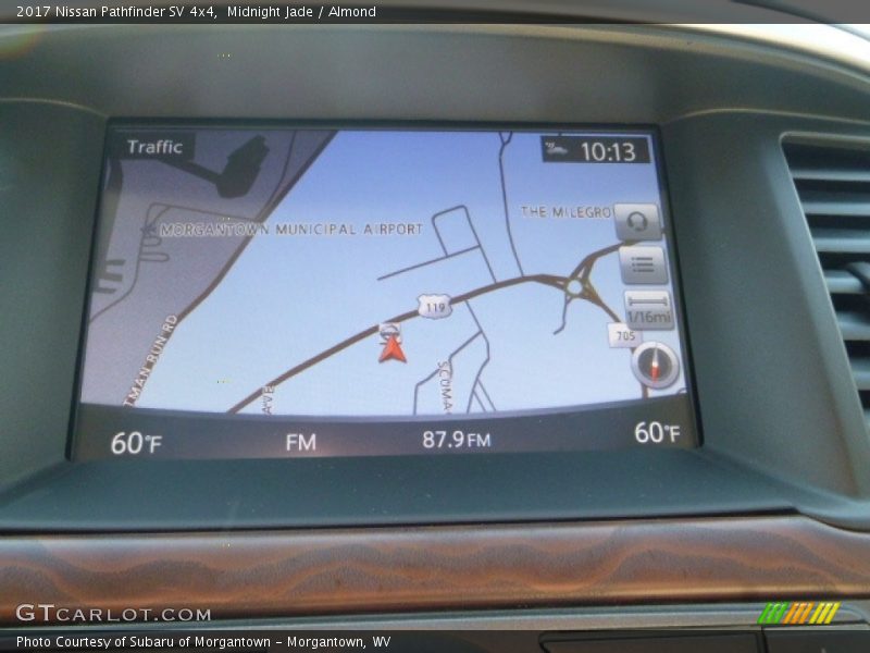Navigation of 2017 Pathfinder SV 4x4