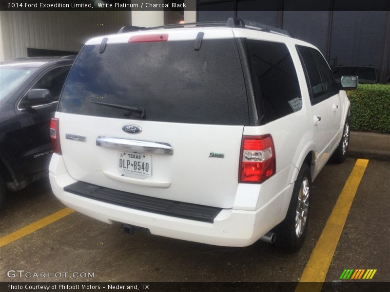 White Platinum / Charcoal Black 2014 Ford Expedition Limited