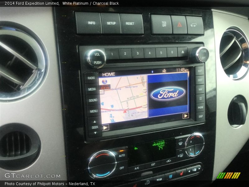 White Platinum / Charcoal Black 2014 Ford Expedition Limited